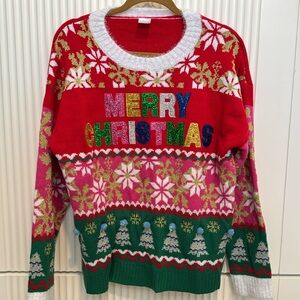 Holiday Time "Ugly" Christmas Sweater